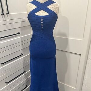 Herve Leger long dress